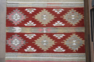 3x5 Handmade Vintage Accent Rug - Thumbnail