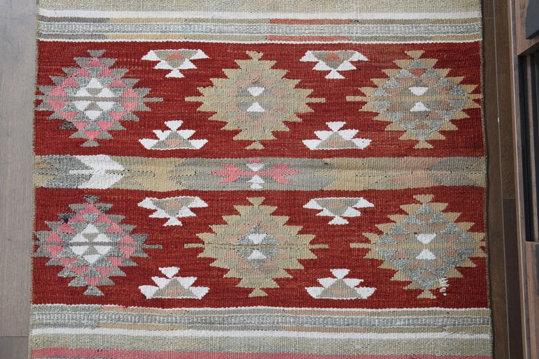 3x5 Handmade Vintage Accent Rug