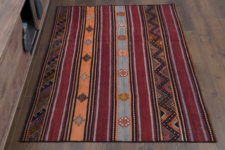 Vintage Flatweave Small Rug