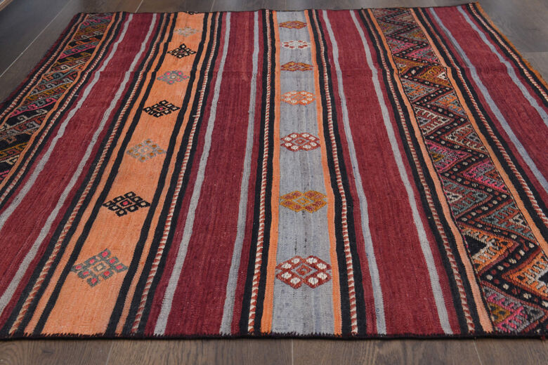 Vintage Flatweave Small Rug