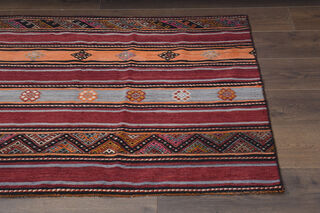 Vintage Flatweave Small Rug - Thumbnail