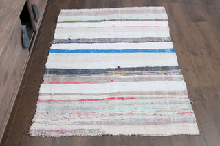 Handmade Vintage Kilim Rug - Thumbnail