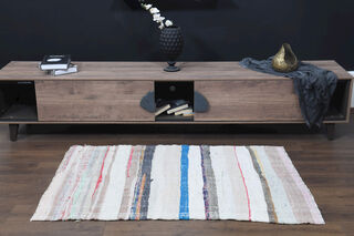 Handmade Vintage Kilim Rug - Thumbnail