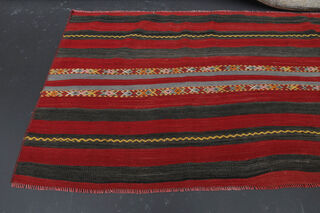 Vintage Striped Flatweave Runner - Thumbnail