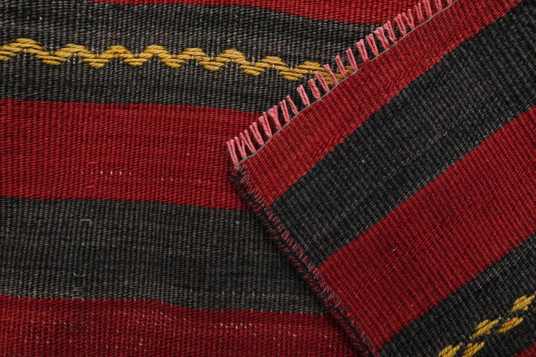 Vintage Striped Flatweave Runner