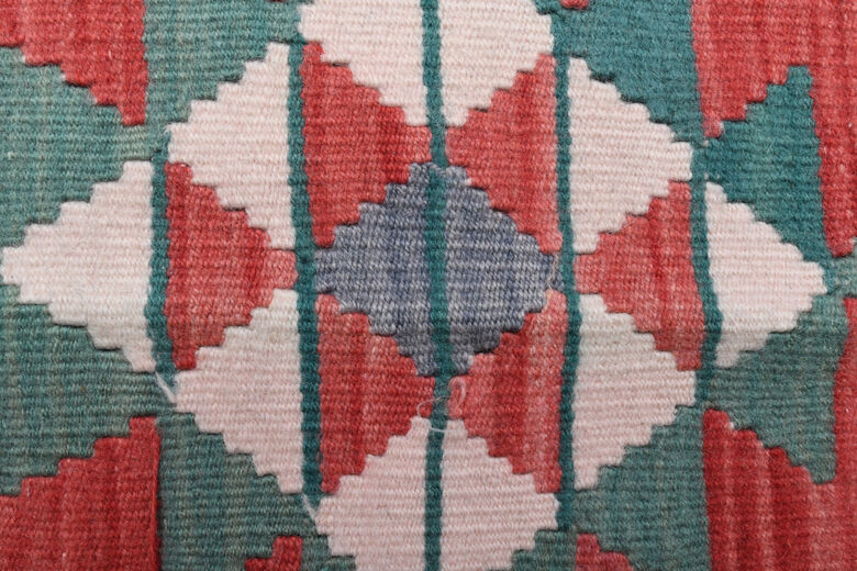 Vintage Small Rug Vegetable Dyed