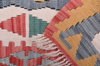 Vintage Small Rug Vegetable Dyed - Thumbnail