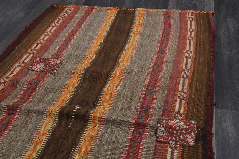 Flatweave Carpet - Small-Sized Area Rug