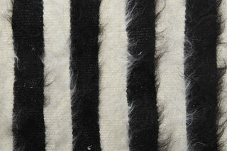 Black White - Vintage Small Rug - Thumbnail