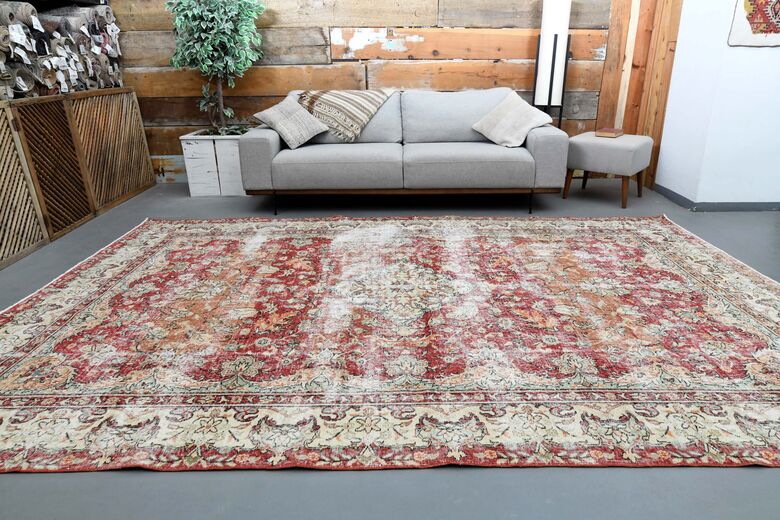 Anatolian Vintage Red Area Rug