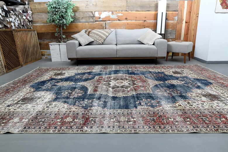Navyl Blue Vintage Rug