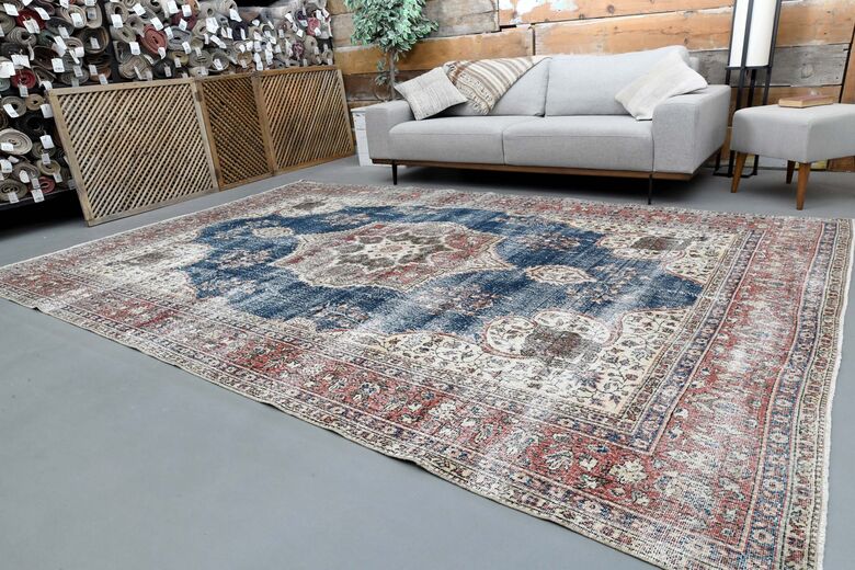 Navyl Blue Vintage Rug