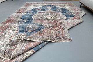 Navyl Blue Vintage Rug - Thumbnail