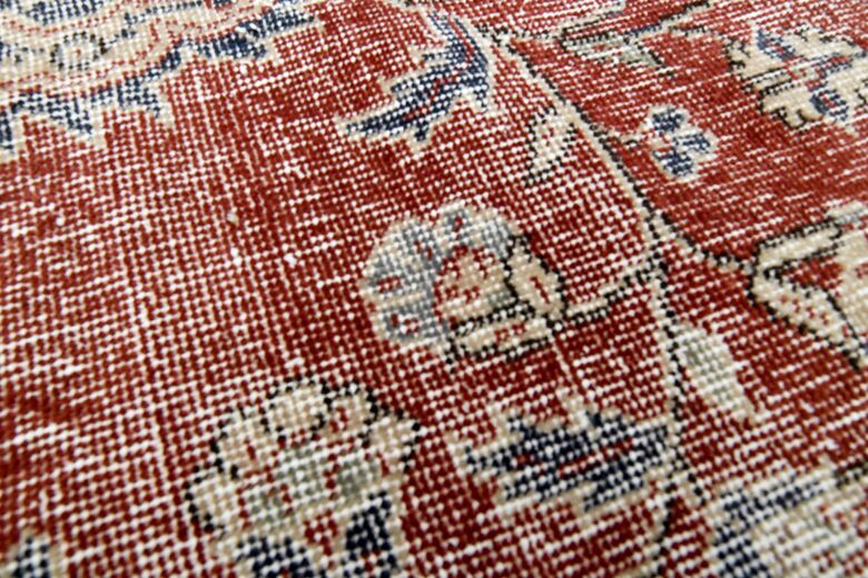 Red Oversized Vintage Rug