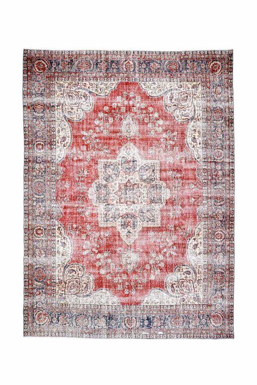 Red Oversized Vintage Rug