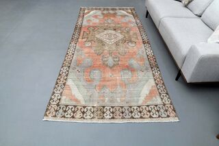 Red Vintage Runner Rug - Thumbnail