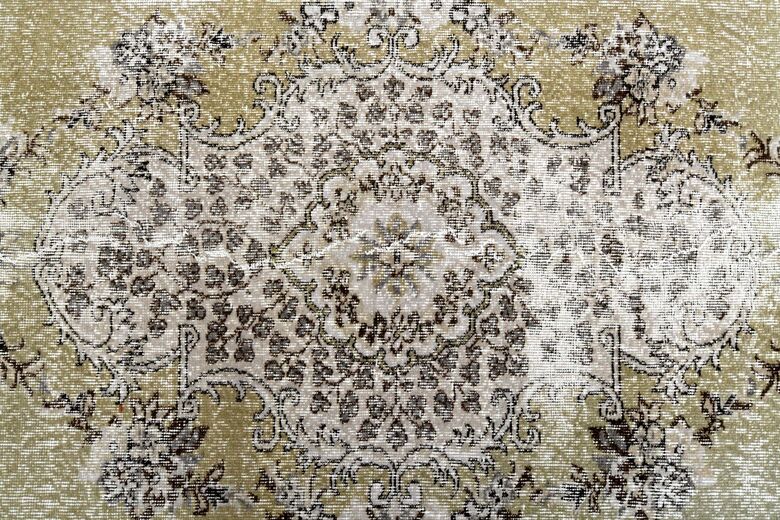 Green Vintage Area Rug