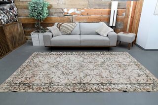 Antique Distressed Area Rug - Thumbnail