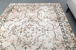 Antique Distressed Area Rug - Thumbnail