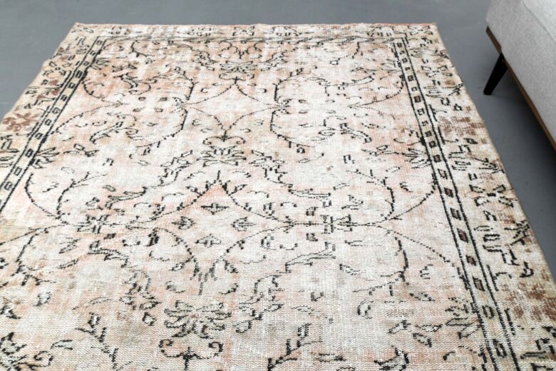 Antique Distressed Area Rug