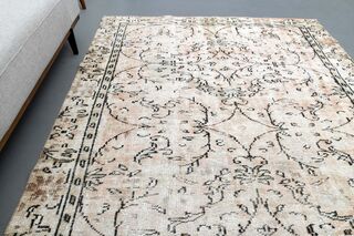 Antique Distressed Area Rug - Thumbnail