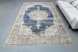 Vintage Turkish Area Rug - Thumbnail