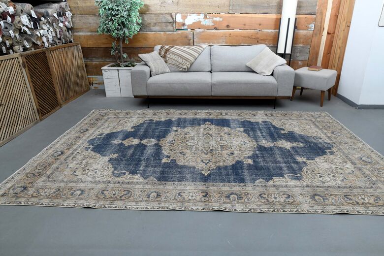 Vintage Turkish Area Rug