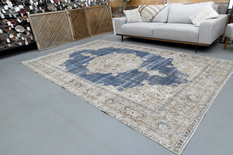 Vintage Turkish Area Rug