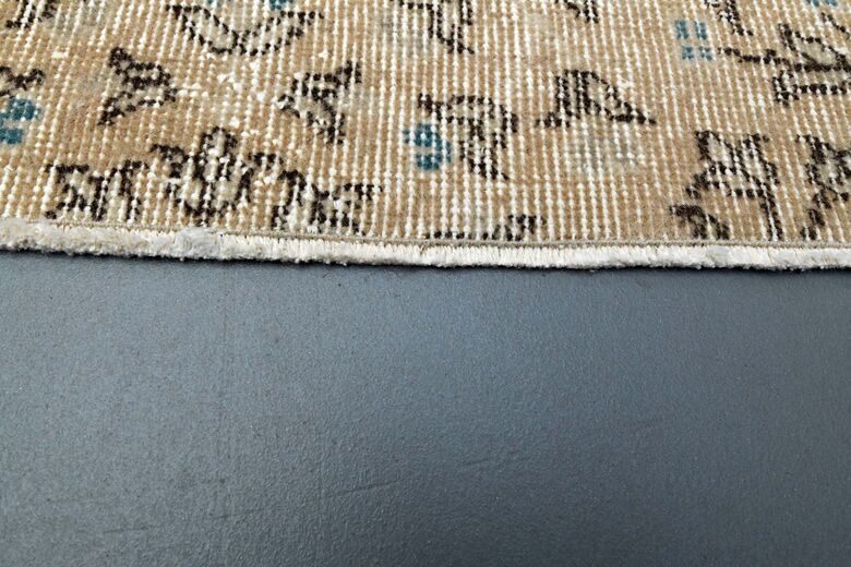 Vintage Turkish Floral Rug
