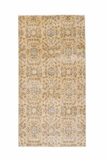 Vintage Turkish Floral Rug - Thumbnail