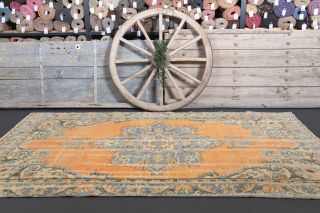 Oriental Vintage Area Rug - Thumbnail