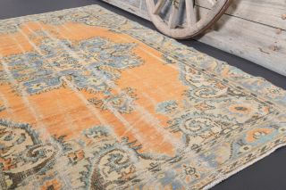 Oriental Vintage Area Anatolian Rug - Thumbnail