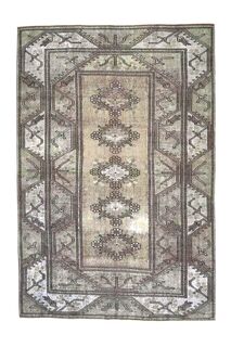 Faded Vintage Turkish Milas Rug - Thumbnail