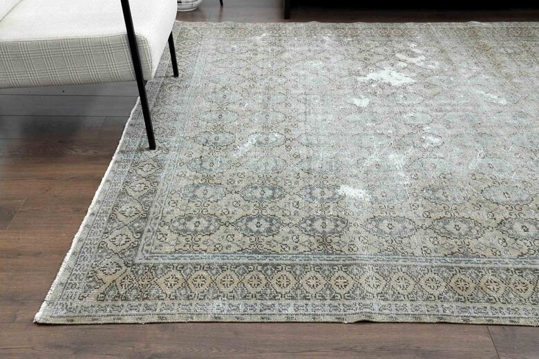 Ikat Antique Retro Hereke Rug