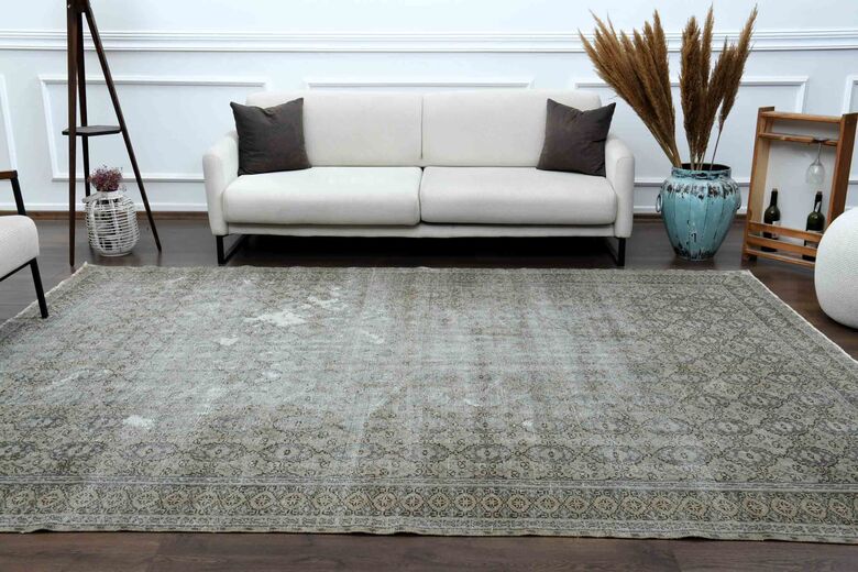 Ikat Antique Retro Hereke Rug