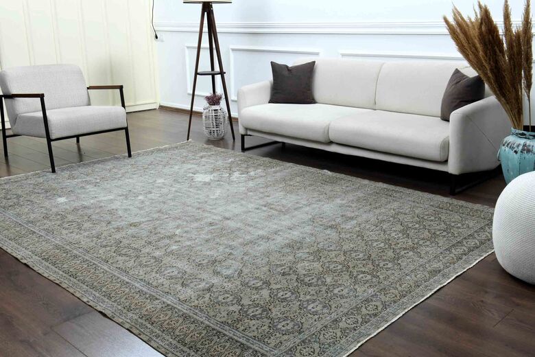 Ikat Antique Retro Hereke Rug