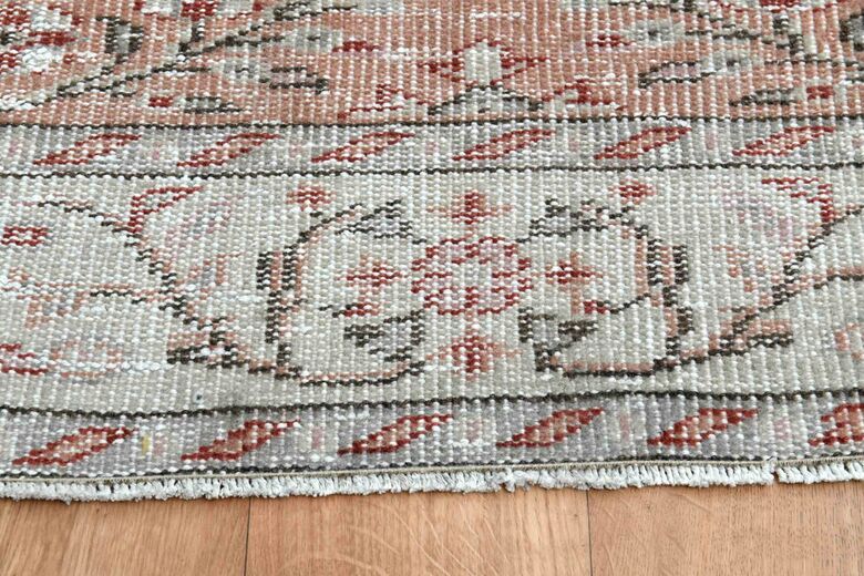 Hereke Floral Vintage Turkish Rug