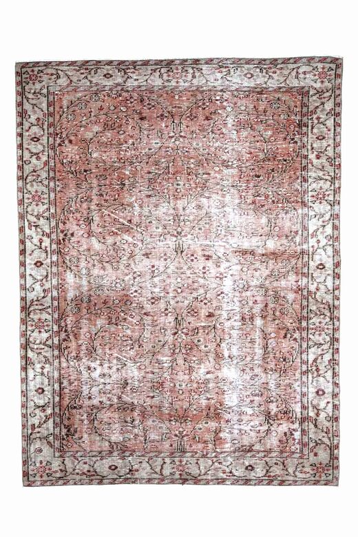 Hereke Floral Vintage Turkish Rug
