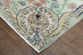 Original Vintage Wool Anatolian Rug - Thumbnail