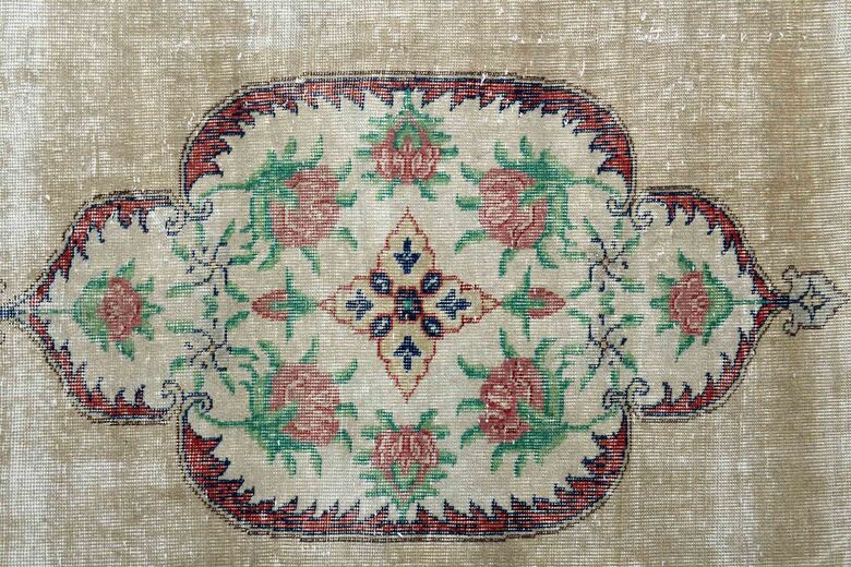 Original Vintage Wool Anatolian Rug