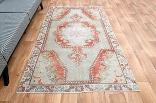 Muted Vintage Turkish Rug - Thumbnail