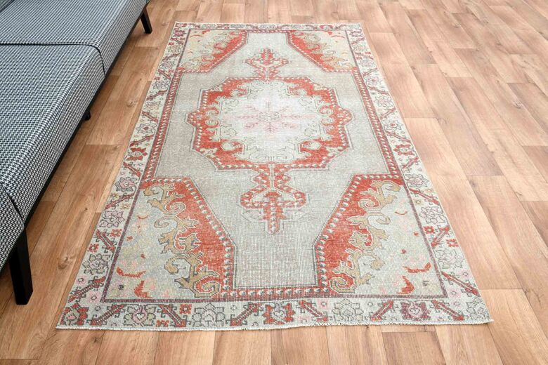 Muted Vintage Turkish Rug