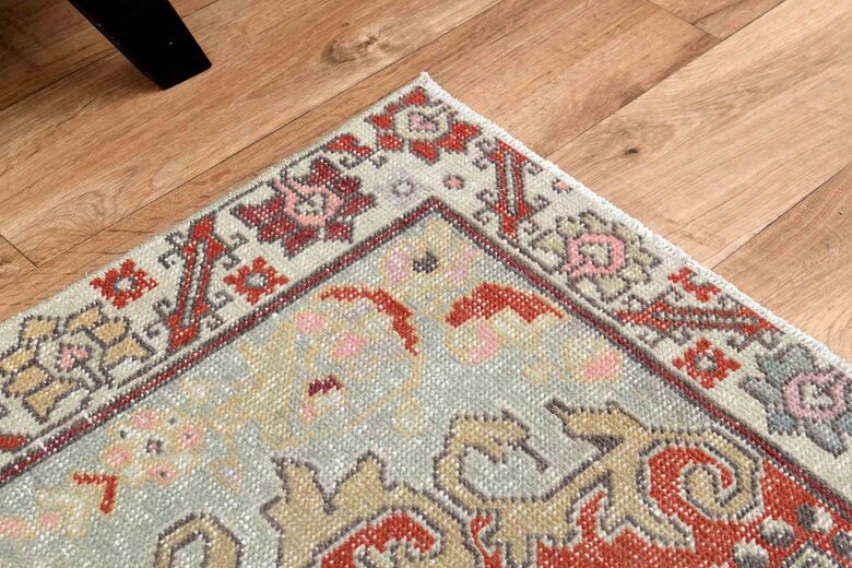 Muted Vintage Turkish Rug