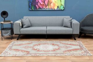 Muted Vintage Turkish Rug - Thumbnail