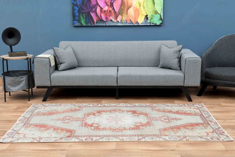 Muted Vintage Turkish Rug