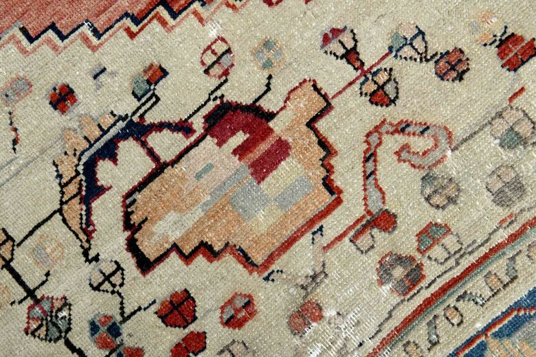 Unique Oushak Turkish Rug