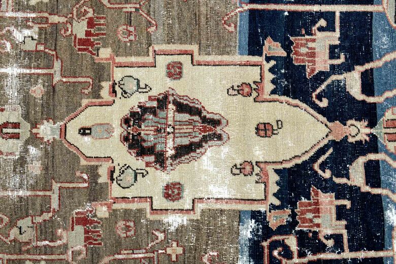 Unique Oushak Turkish Rug