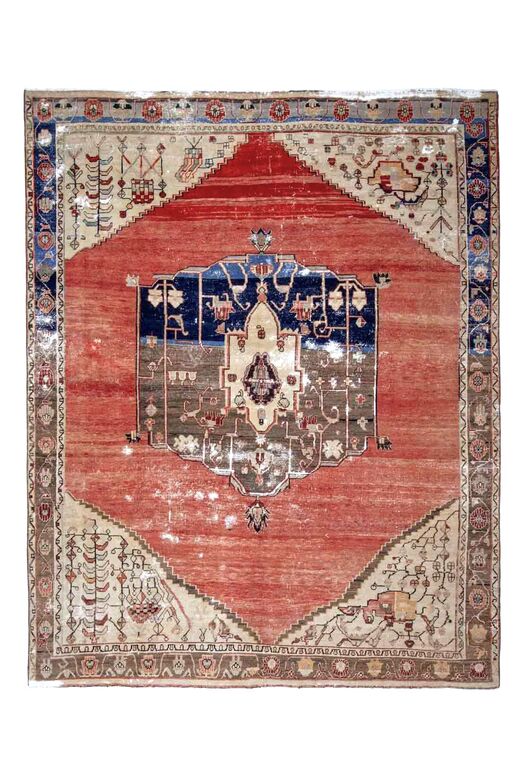 Unique Oushak Turkish Rug