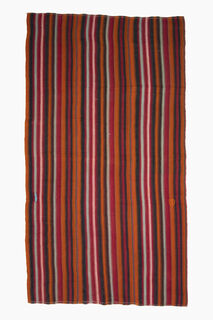 6x11, Colorful Vintage Kilim Rug - Thumbnail