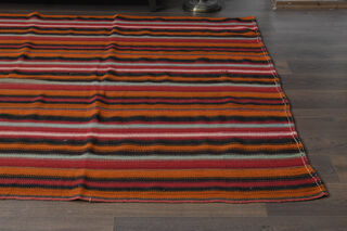 6x11, Colorful Vintage Kilim Rug - Thumbnail